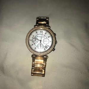 Rose gold Michael Kors watch